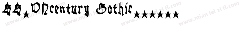 SS-VNcentury Gothic字体转换